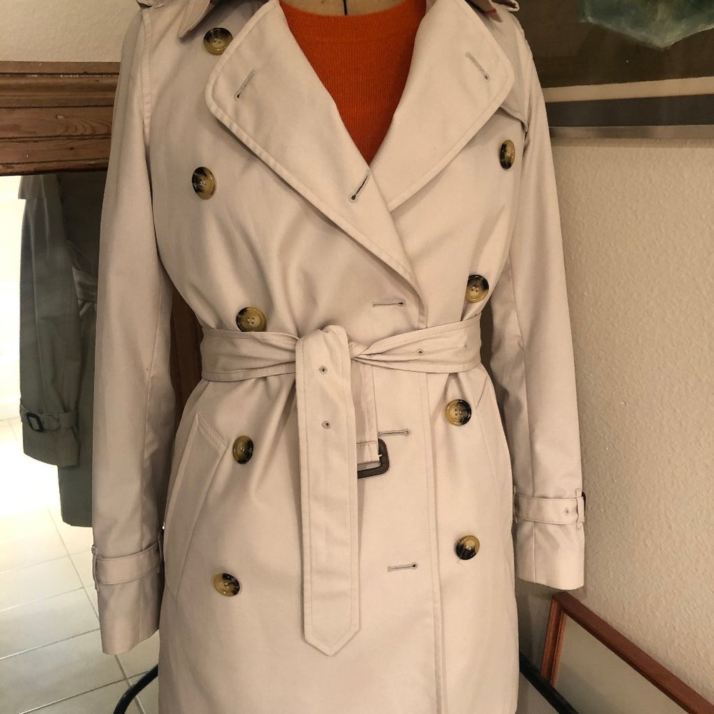 Burberry Trench Coat, Short (mid-thigh), Womens